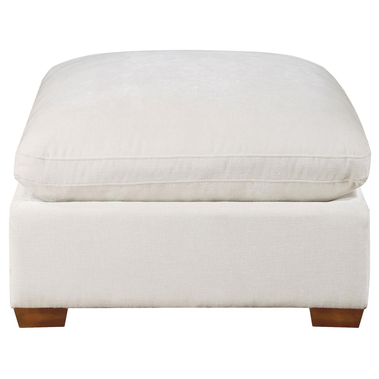 Lakeview Upholstered Ottoman Ivory - 551463 - Luna Furniture