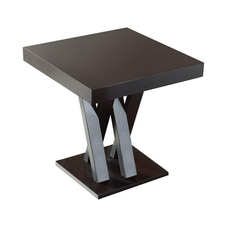 Lampton Cappuccino Square Counter Height Table from Coaster - Luna Furniture