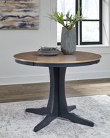 Landocken Brown/Blue Dining Table - D502-15 - Luna Furniture