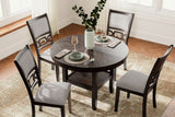 Langwest Brown Dining Table and 4 Chairs (Set of 5) from Ashley - Luna Furniture