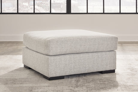 Larce Nuvella Stone Oversized Accent Ottoman from Ashley - Luna Furniture