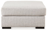 Larce Nuvella Stone Oversized Accent Ottoman from Ashley - Luna Furniture