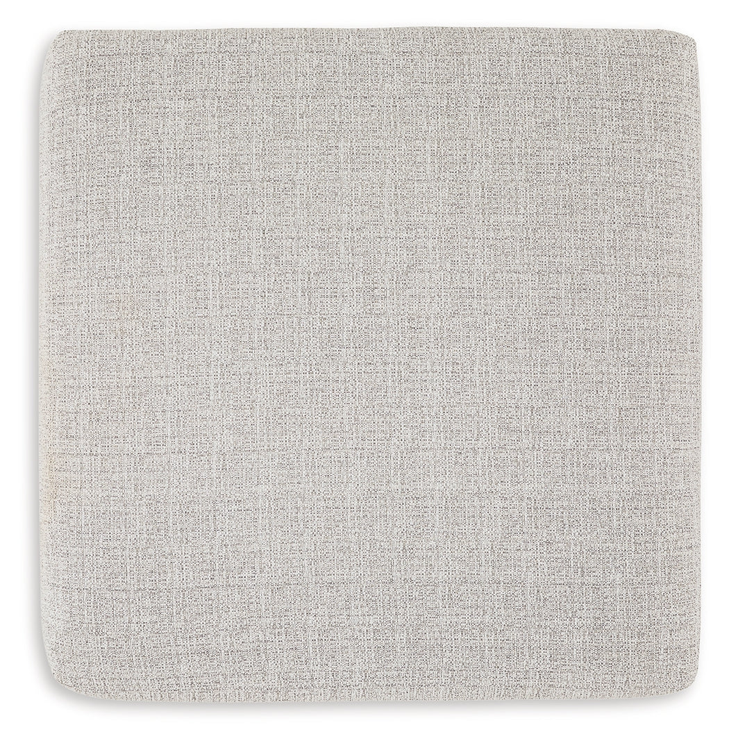 Larce Nuvella Stone Oversized Accent Ottoman from Ashley - Luna Furniture