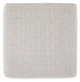 Larce Nuvella Stone Oversized Accent Ottoman from Ashley - Luna Furniture