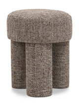 Larson Fabric Ottoman / Stool Brown from Meridian - Luna Furniture