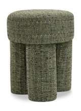 Larson Fabric Ottoman / Stool Green from Meridian - Luna Furniture