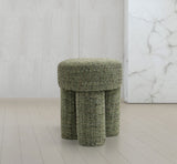 Larson Fabric Ottoman / Stool Green from Meridian - Luna Furniture