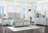 Larue 4-piece Tufted Queen Bedroom Set Silver - 224491Q-S4 - Luna Furniture