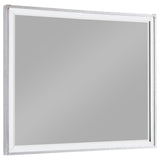 Larue Rectangular Dresser Mirror Silver from Coaster - Luna Furniture