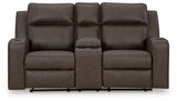 Lavenhorne Granite Reclining Loveseat with Console from Ashley - Luna Furniture