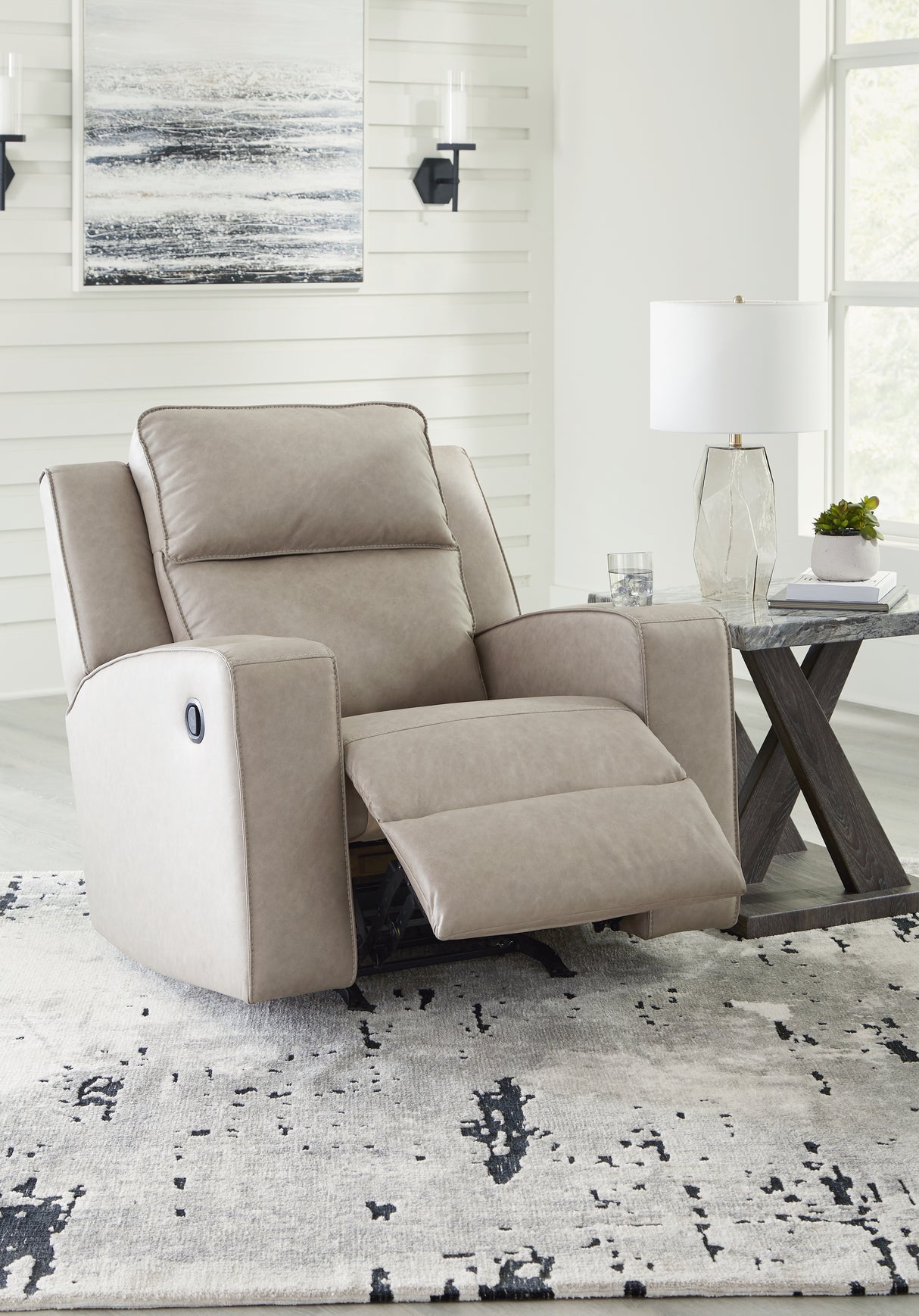 Lavenhorne Pebble Recliner from Ashley - Luna Furniture