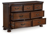 Lavinton Brown Dresser - B764-31 - Luna Furniture
