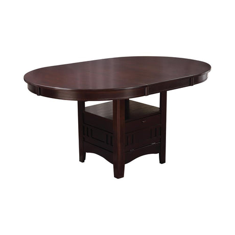 Lavon Espresso Dining Table with Storage from Coaster - Luna Furniture