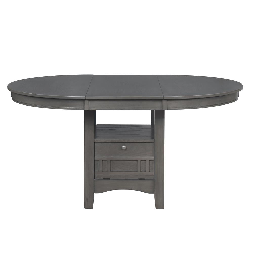 Lavon Medium Gray Dining Table with Storage from Coaster - Luna Furniture