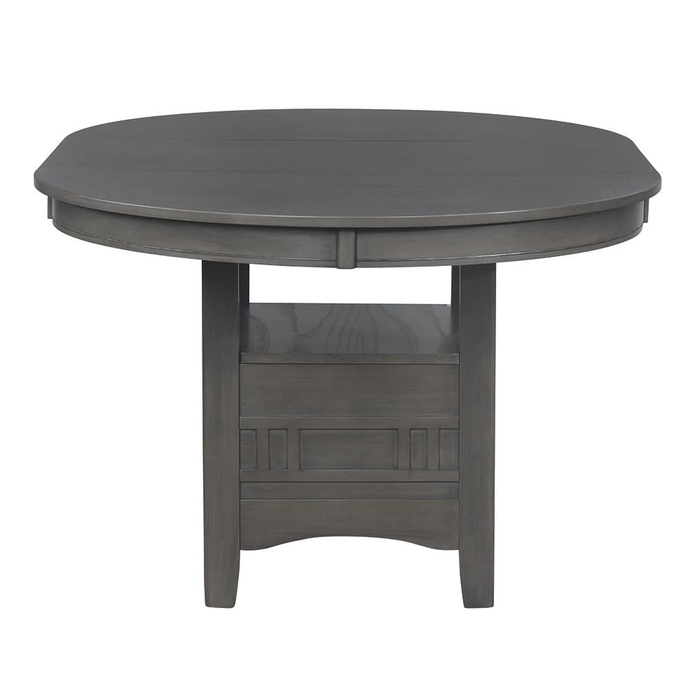 Lavon Medium Gray Dining Table with Storage from Coaster - Luna Furniture