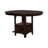 Lavon Espresso Oval Counter Height Table from Coaster - Luna Furniture