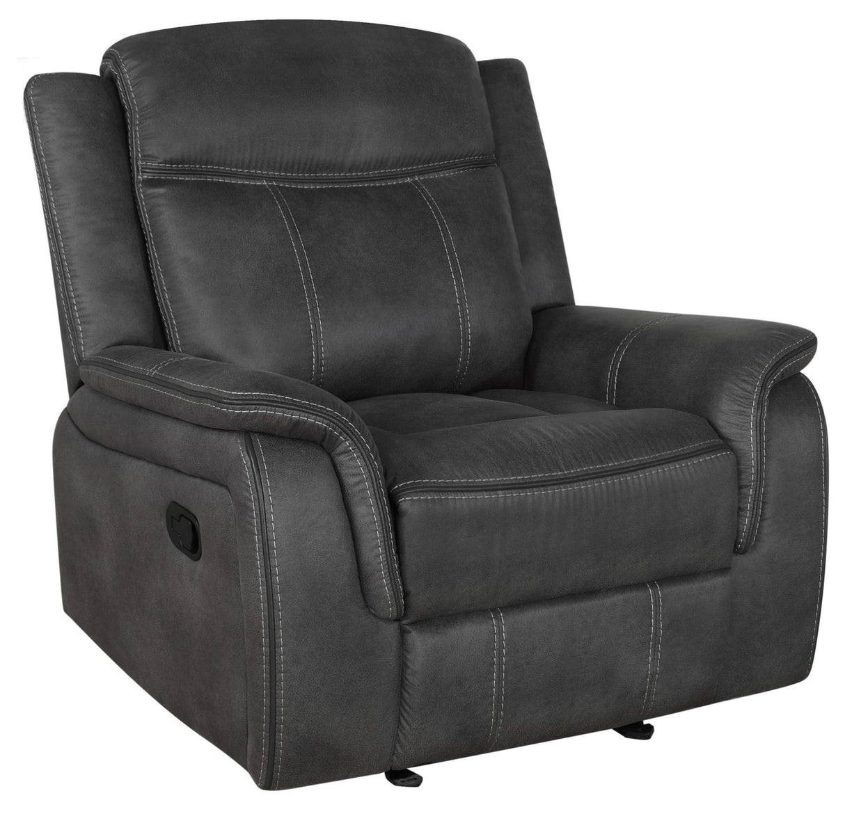 Lawrence Upholstered Tufted Back Glider Recliner from Coaster - Luna Furniture