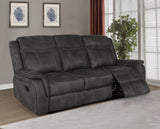 Lawrence Upholstered Tufted Back Motion Sofa from Coaster - Luna Furniture