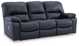 Leesworth Ocean Power Reclining Sofa - U4380987 - Luna Furniture