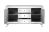 Leticia Silver 3-Drawer Accent Cabinet from Coaster - Luna Furniture