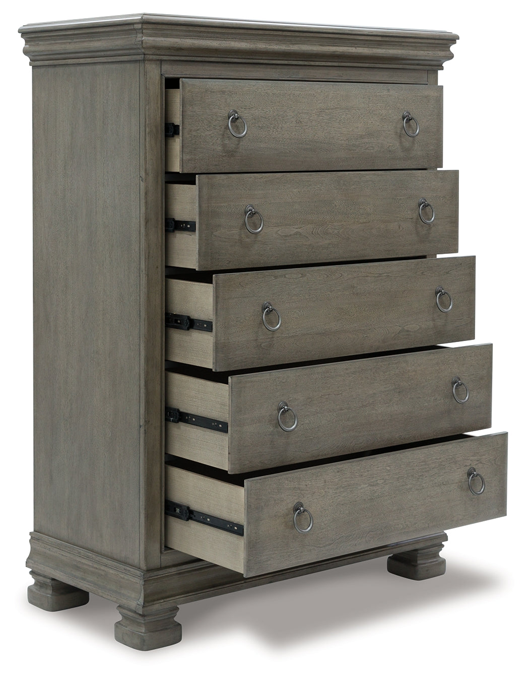 LEXORNE Gray Chest of Drawers - B924-46 - Luna Furniture