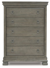 LEXORNE Gray Chest of Drawers - B924-46 - Luna Furniture