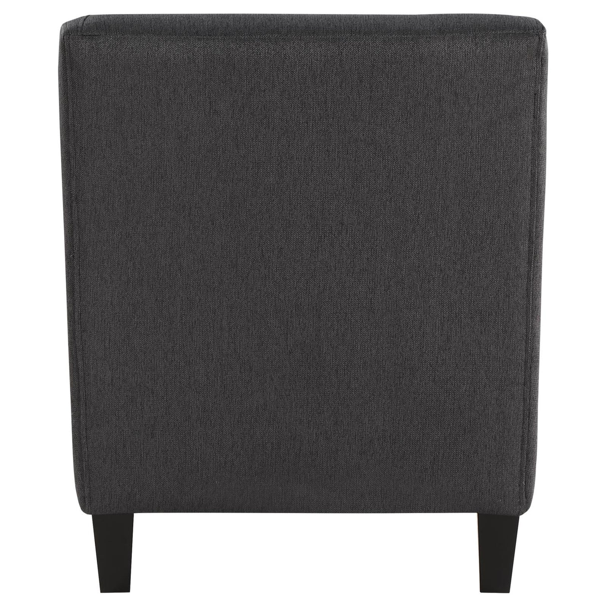 Liam Upholstered Sloped Arm Accent Club Chair Black - 903074 - Luna Furniture