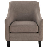 Liam Upholstered Sloped Arm Accent Club Chair Camel - 903073 - Luna Furniture