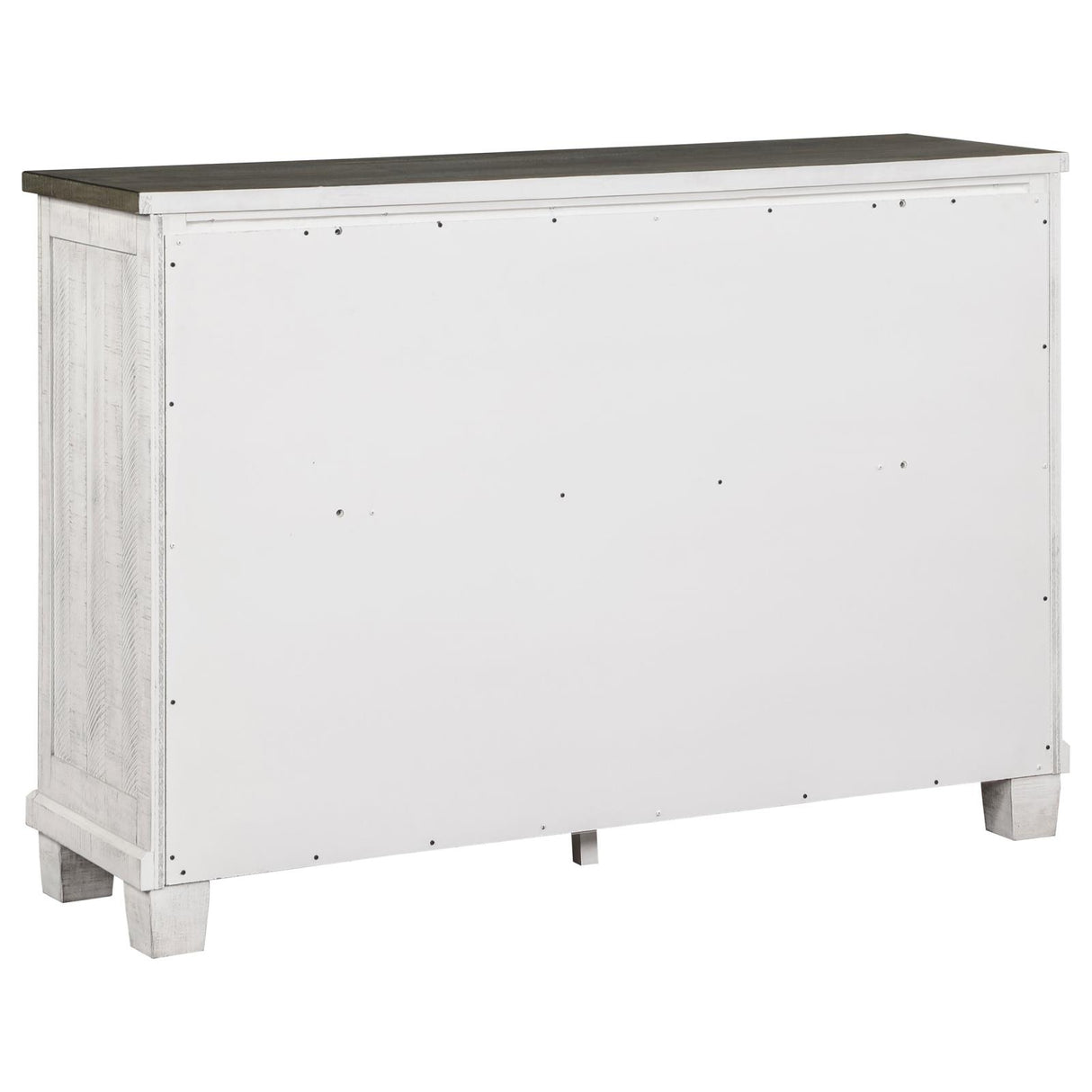 Lilith 7-drawer Dresser Distressed Distressed Grey and White - 224473 - Luna Furniture