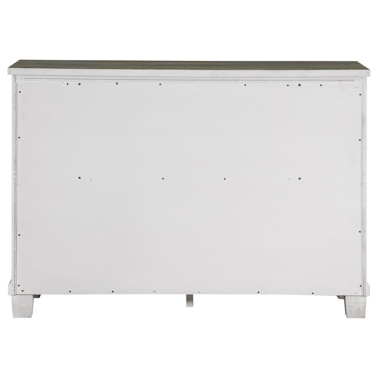 Lilith 7-drawer Dresser Distressed Distressed Grey and White - 224473 - Luna Furniture