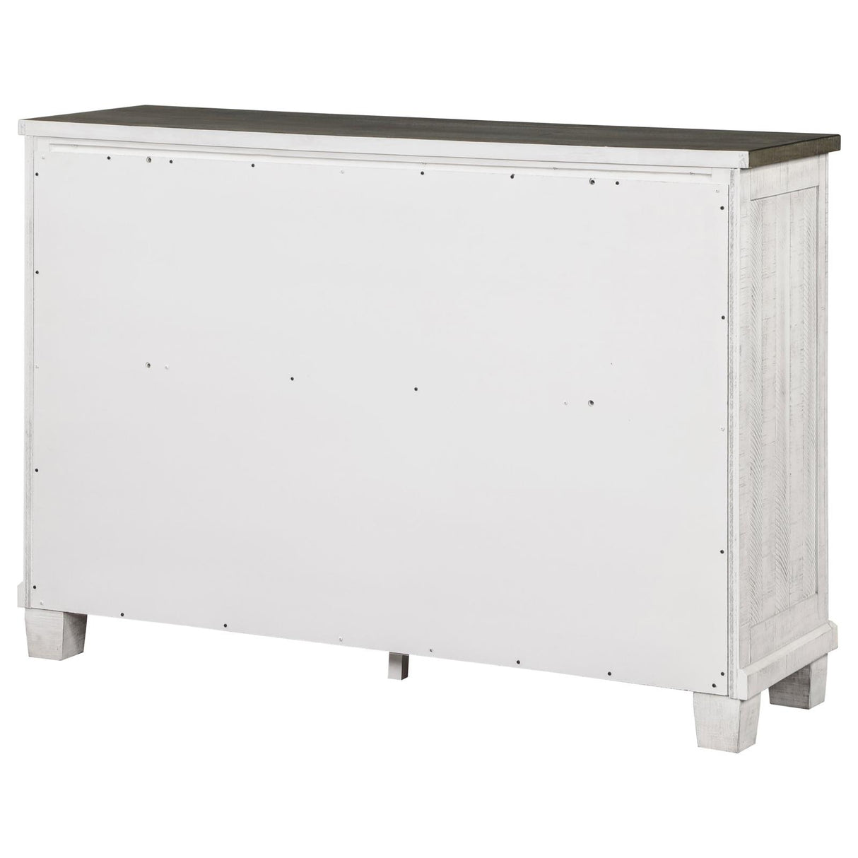 Lilith 7-drawer Dresser Distressed Distressed Grey and White - 224473 - Luna Furniture