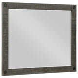 Lilith Rectangular Dresser Mirror Distressed Grey from Coaster - Luna Furniture