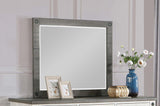 Lilith Rectangular Dresser Mirror Distressed Grey from Coaster - Luna Furniture