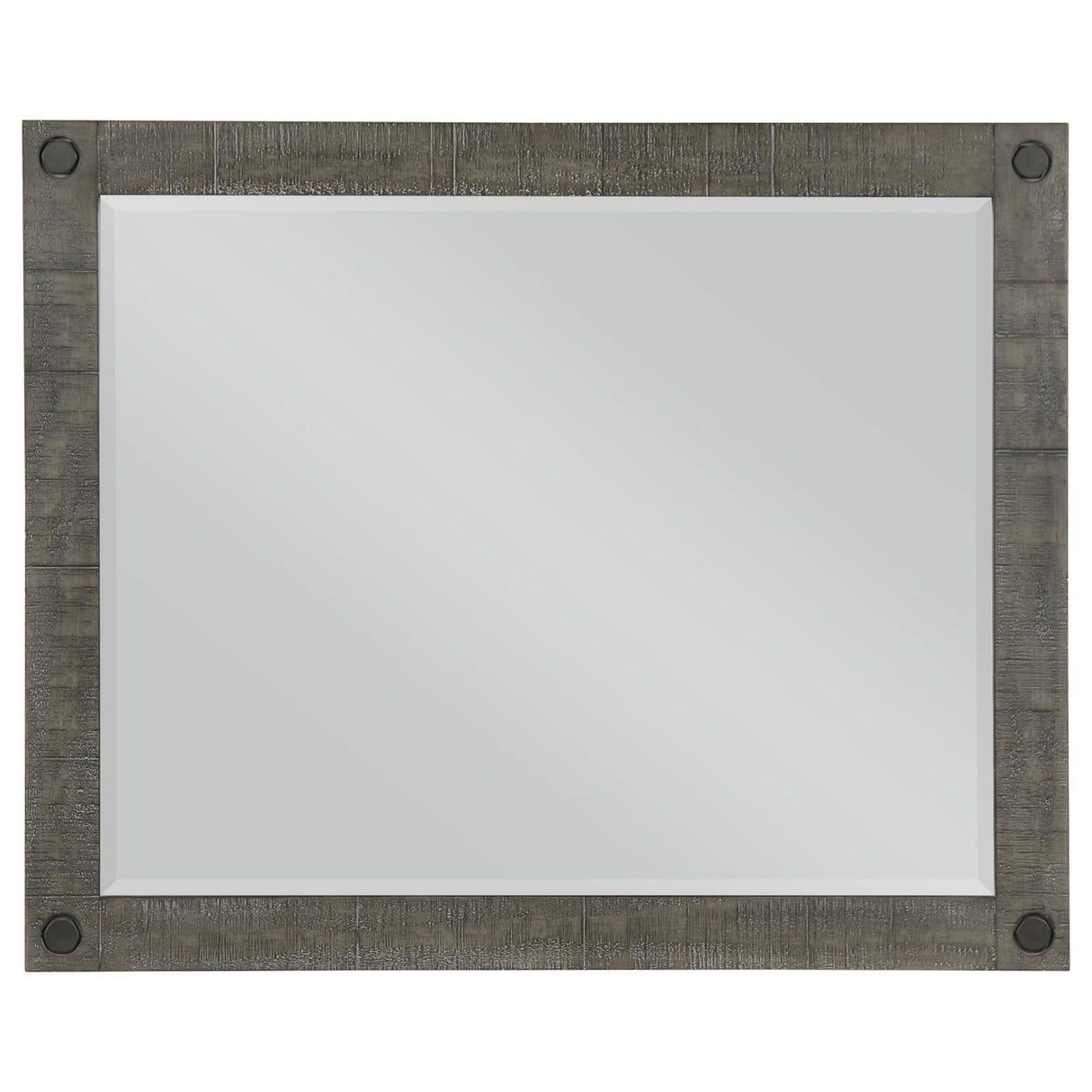 Lilith Rectangular Dresser Mirror Distressed Grey from Coaster - Luna Furniture