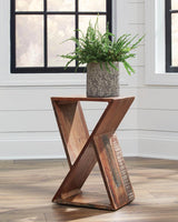 Lily Natural Geometric Accent Table from Coaster - Luna Furniture