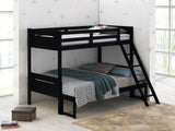 Littleton Black Twin/Full Bunk Bed from Coaster - Luna Furniture