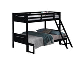 Littleton Black Twin/Full Bunk Bed from Coaster - Luna Furniture