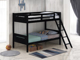 Littleton Black Twin/Twin Bunk Bed from Coaster - Luna Furniture