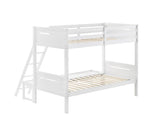 Littleton White Twin/Full Bunk Bed from Coaster - Luna Furniture