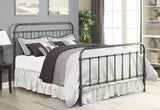 Livingston Queen Panel Metal Bed Dark Bronze from Coaster - Luna Furniture