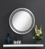 Lixue Silver Round Wall Mirror with LED Lighting from Coaster - Luna Furniture