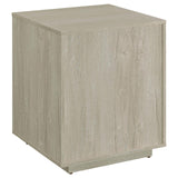 Loomis 3-Drawer Square File Cabinet Whitewashed Gray from Coaster - Luna Furniture