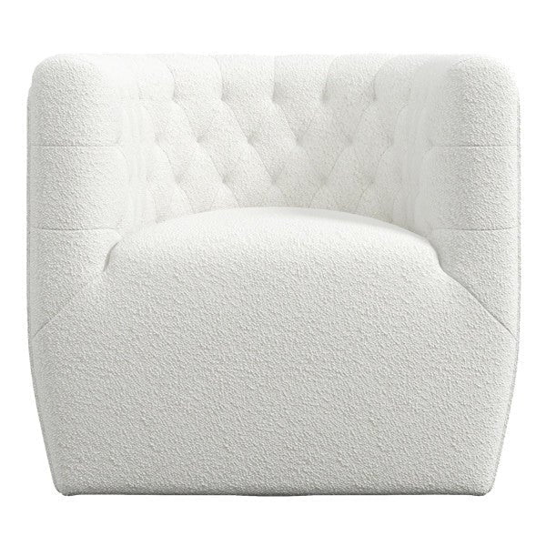 Lotte Swivel Chair (Cream Boucle) - MDM01808 - Luna Furniture