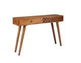 Lotus Natural Brown 2-Drawer Console Table from Coaster - Luna Furniture