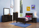 Louis Philippe Panel Bedroom Set with High Headboard - 202411T-S4 - Luna Furniture