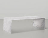 Lucca Coffee Table White from Meridian - Luna Furniture