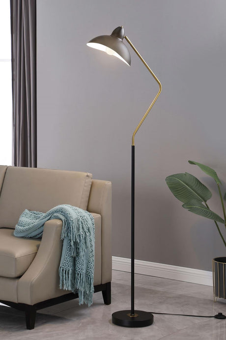 Lucien Floor Lamp Black from Coaster - Luna Furniture