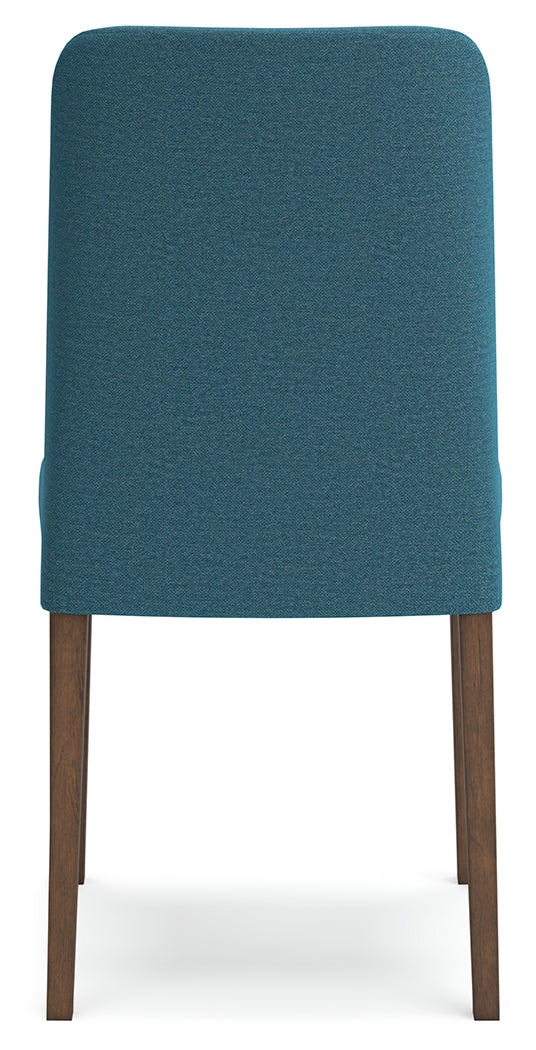 Lyncott Blue/Brown Dining Chair, Set of 2 - D615-03 - Luna Furniture