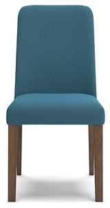 Lyncott Blue/Brown Dining Chair, Set of 2 - D615-03 - Luna Furniture