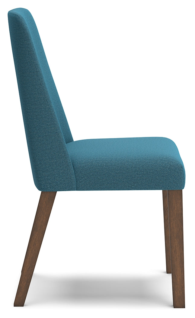 Lyncott Blue/Brown Dining Chair, Set of 2 - D615-03 - Luna Furniture